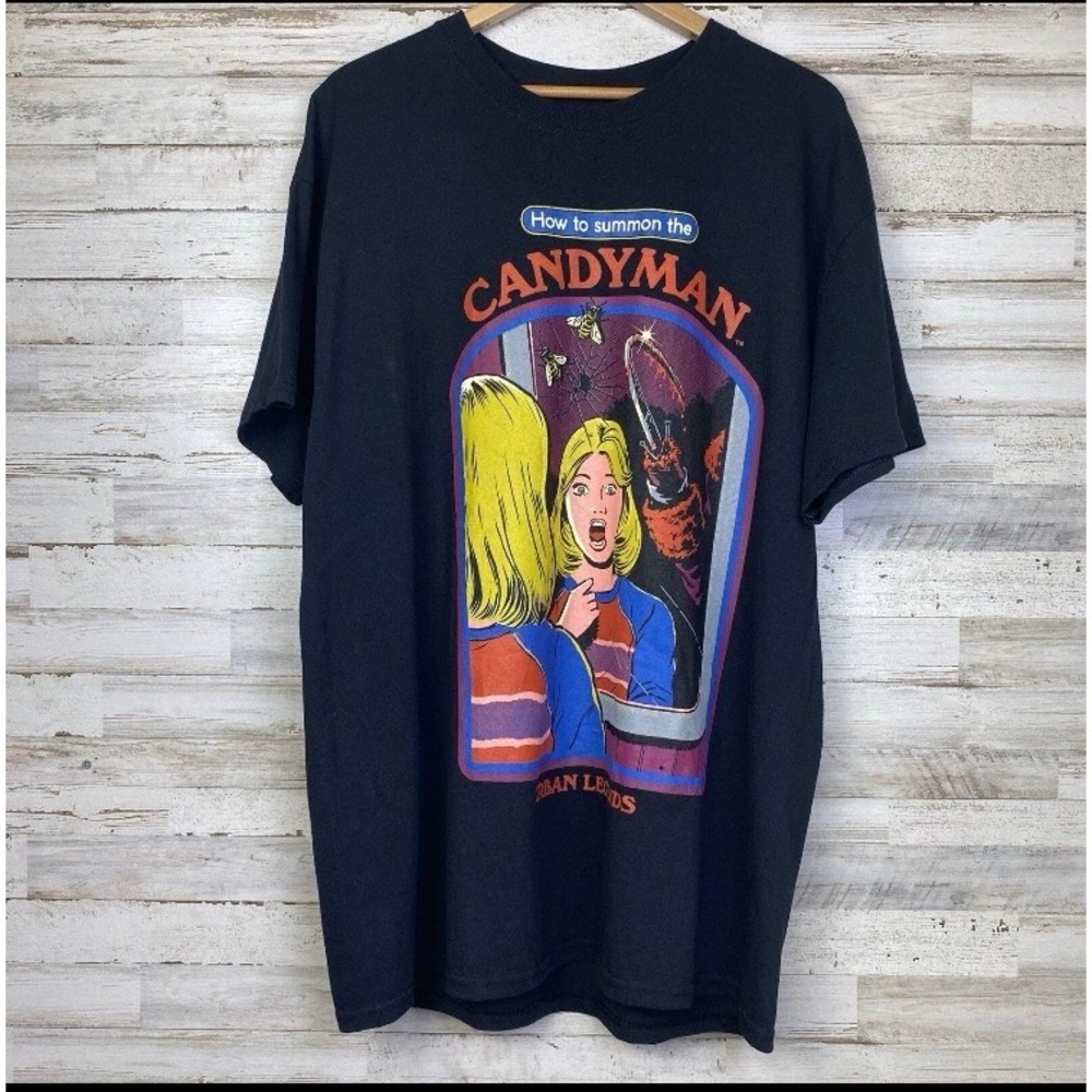 Candyman Farewell to the Flesh Tee Mens XL Black Horror Movie Pop Art T-Shirt